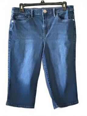 Christopher & Banks Denim Bermuda Shorts Size 8